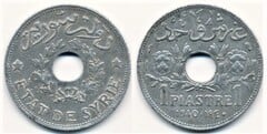 1 piastre (French Protectorate) from Syria