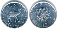 10 shillings from Somalia