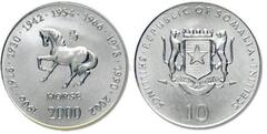 10 shillings (caballo) from Somalia