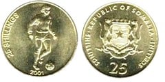 25 shillings from Somalia