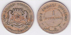 1 shilling (1 scellino) from Somalia