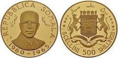 500 shillings (500 scellini) from Somalia