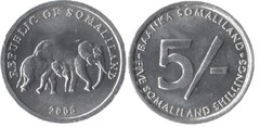 5 shillings from Somaliland