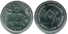 10 shillings (Horóscopo-Tauro) from Somaliland