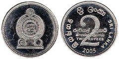 2 rupees from Sri Lanka