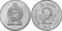 2 rupees from Sri Lanka