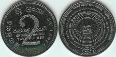 2 rupees (Centenary of the Scouts) from Sri Lanka