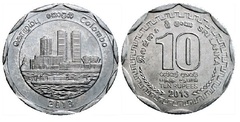 10 rupees (City of Colombo) from Sri Lanka