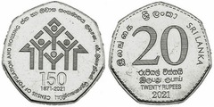 20 rupees (150th Anniversary of the Population and Housing Census) from Sri Lanka