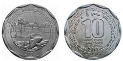 10 rupees (Distrito de Batticaloa) from Sri Lanka