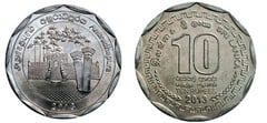 10 rupees (Distrito de Anuradhapura) from Sri Lanka