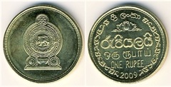 1 rupee from Sri Lanka