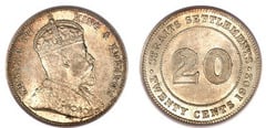 20 cents from Straits Settlements