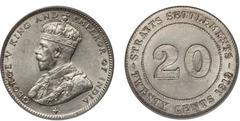 20 cents from Straits Settlements