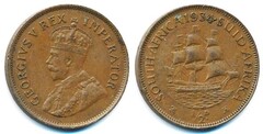 1/2 penny from South Africa