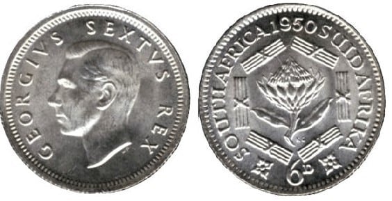 Photo of 6 pence (George VI)