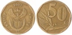 50 cents (Afrika Borwa) from South Africa