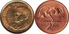 2 cents (Charles R. Swart - SOUTH AFRICA) from South Africa