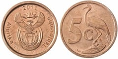 5 cents (Afurika Tshipembe) from South Africa