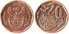 20 cents (Afurika Tshipembe) from South Africa