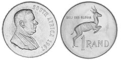 1 rand (Dr. Verwoerd - SOUTH-AFRICA) from South Africa