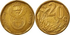 20 cents (iNingizimu Afrika) from South Africa