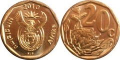 20 cents (Ningizimu Afrika) from South Africa