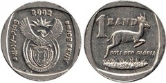 1 rand (Suid Afrika-Afrika Borwa) from South Africa