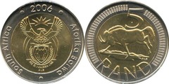 5 rand (Afrika-Dzonga - Ningizimu Afrika) from South Africa