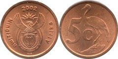 5 centavos from South Africa