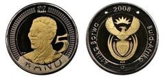 5 rand (90th Birthday of Nelson Mandela) from South Africa