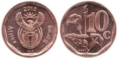 10 cents (Afrika Borwa) from South Africa