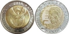 5 rand (100th Anniversary of Nelson Mandela's birth) from South Africa