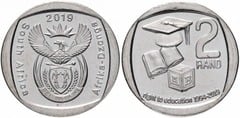 2 rand (25th Anniversary of Democracy - Education Rights) from South Africa