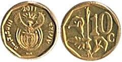 10 cents (Ningizimu Afrika) from South Africa