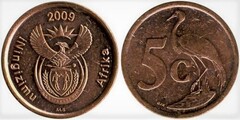 5 cents (INingizimu Afrika) from South Africa