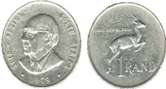 1 rand (Nicolaas J. Diederichs) from South Africa