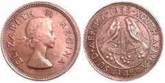 ¼ penique (Elizabeth II) from South Africa