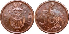 5 cents (Suid-Afrika) from South Africa