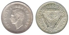 3 peniques (George VI) from South Africa