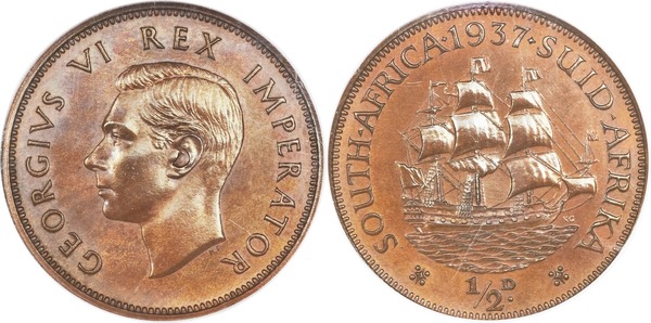 Photo of 1/2 penny (George VI)