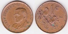 1 cent (Charles R. Swart - SOUTH AFRICA) from South Africa