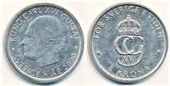 1 krona (Nuevo Milenio) from Sweden