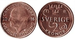 2 kronor from Sweden