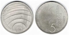 5 francs (Año Europeo de la Música) from Switzerland