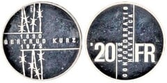 20 francs (Gertrud Kurz) from Switzerland