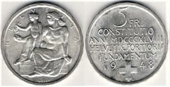 5 francs (Centenario de la Constitucion Suiza) from Switzerland