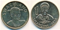1 lilangeni (Mswati III) from Eswatini