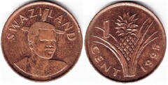 1 centavo (Mswati III) from Eswatini
