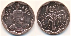 10 centavos (Mswati III) from Eswatini